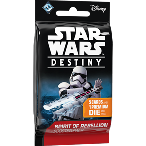 Star Wars Destiny Spirit of Rebellion Booster Pack (Release date 04/05/2017)