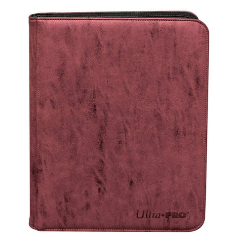 ULTRA PRO BINDER - Premium PRO 9 PKT Suede- Ruby