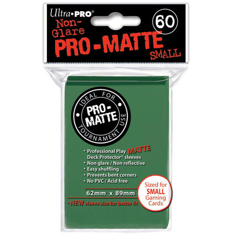 ULTRA PRO - SMALL PRO - Matte - Deck Protector® Sleeves Green