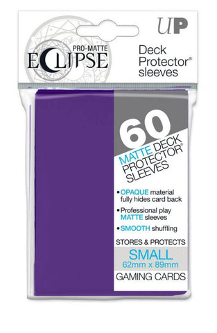 ULTRA PRO DECK PROTECTORS SMALL - 60ct PRO Matte- ECLIPSE Purple