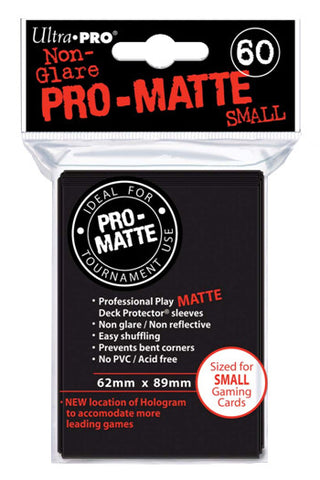 ULTRA PRO Deck Protector - Pro-Matte Small 60ct Black