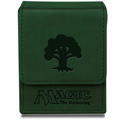 ULTRA PRO Mana Flip Box - Green (New Material)