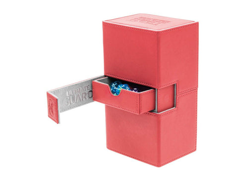 Ultimate Guard Twin Flip´n´Tray Deck Case 160+ Standard Size XenoSkin Red