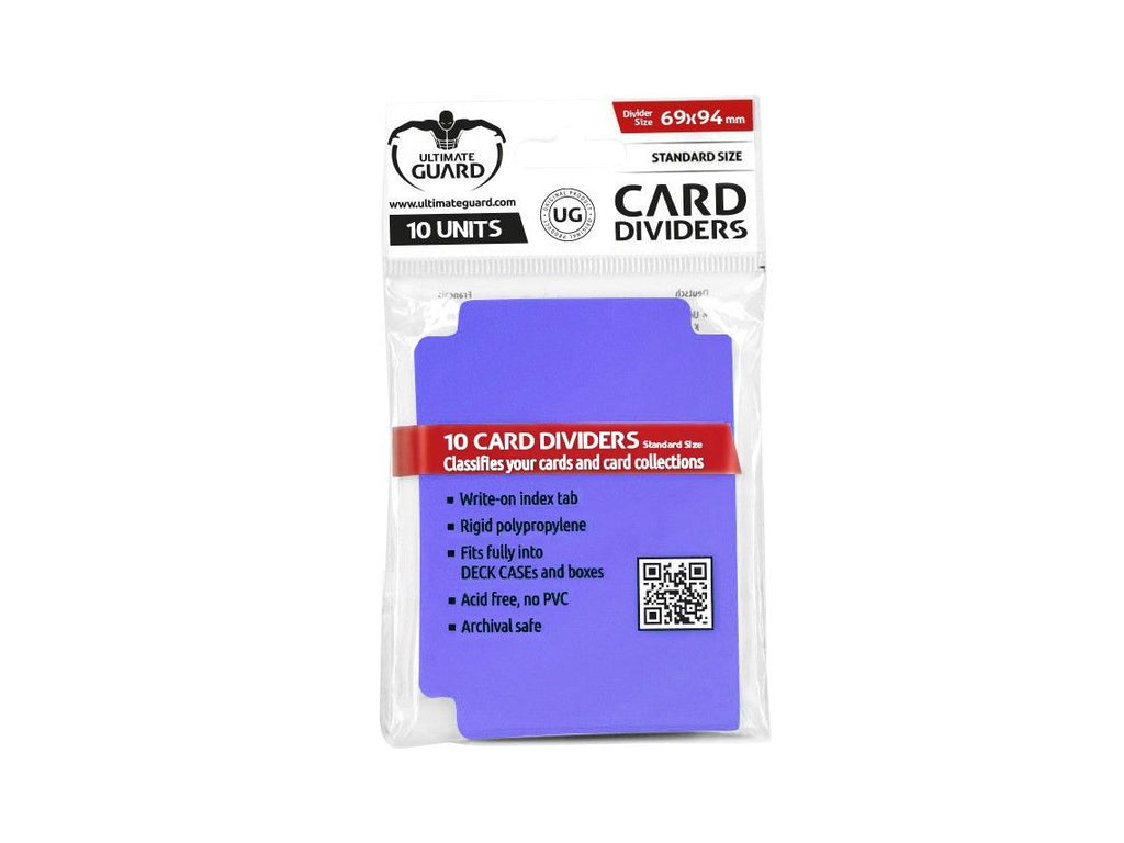 Ultimate Guard Card Dividers Standard Size Purple The Games Corner