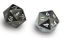 Ultra Pro D20 Dice Set Gunmetal