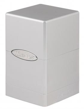 Ultra Pro Deck Box Satin Tower Metallic Silver