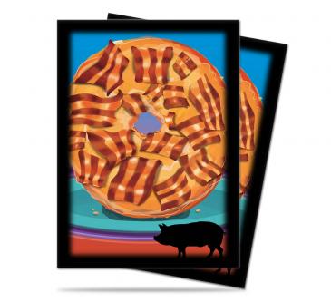 Ultra Pro Foodie Bacon Donut Standard Deck Protectors 50ct