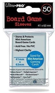 UltraPro Mini American Board Game Sleeves