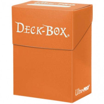 Ultra Pro Solid Orange Deck Box