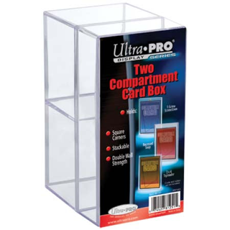 Ultra Pro Two Compartment Card Box