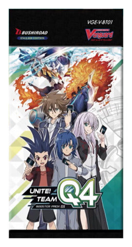 Cardfight Vanguard V Booster Pack VOL. 01 (VGE-V-BT01) UNITE! TEAM Q4 - ENGLISH (Release date 22/06/2018)