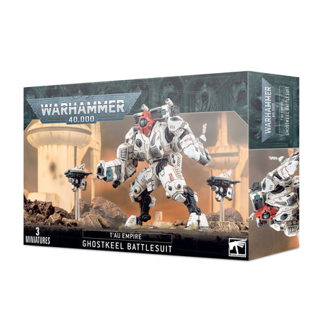 Traje de combate XV95 Ghostkeel del Imperio Tau de Warhammer 40K