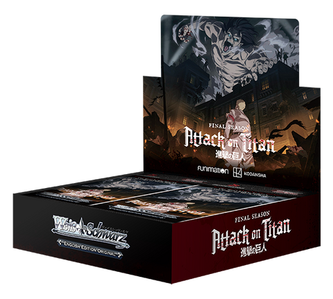 Weiss Schwarz Attack on Titan: Final Season English Booster Box (Release date 16 Sep 2022)
