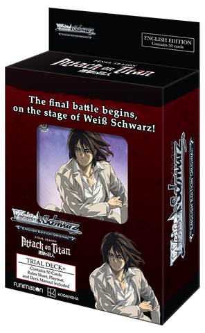 Weiss Schwarz Attack on Titan: Final Season English Trial Deck + (Release Date 16 Sep 2022)