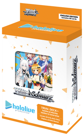 Weiss Schwarz English Hololive Production: Hololive 1st Generation Trial Deck+ (Fecha de lanzamiento: 29 de abril de 2022)