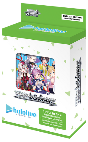 Weiss Schwarz English Hololive Production: Hololive 2nd Generation Trial Deck+ (Fecha de lanzamiento: 29 de abril de 2022)