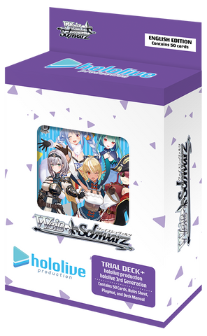 Weiss Schwarz English Hololive Production: Hololive 3rd Generation Trial Deck+ (Fecha de lanzamiento: 29 de abril de 2022)