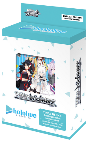 Weiss Schwarz Producción de Hololive: Hololive Gamers Trial Deck+ (Fecha de lanzamiento: 29 de abril de 2022)