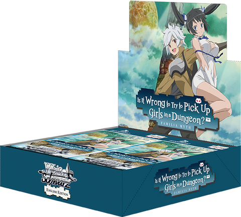Weiss Schwarz Is It Wrong to Try to Pick Up Girls in a Dungeon? English Booster Box (Release Date 15 July 2022)