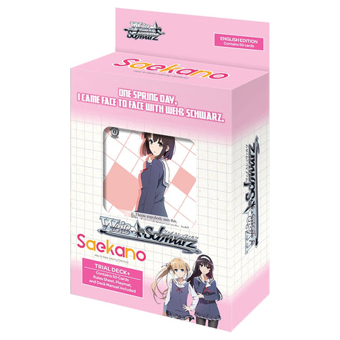 Weiss Schwarz Saekano: How to Raise a Boring Girlfriend Trial Deck + (Release Date 28 Oct 2022)