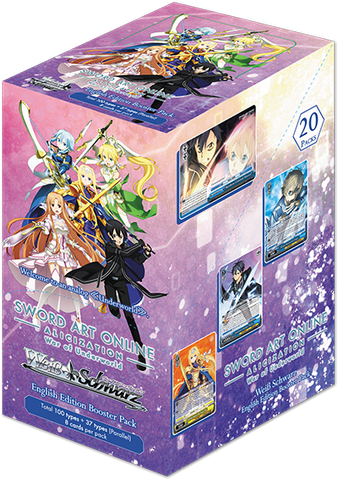 Weiss Schwarz Sword Art Online Alicization Vol.2 War of Underworld Booster Box (Release Date 05 Nov 2021)