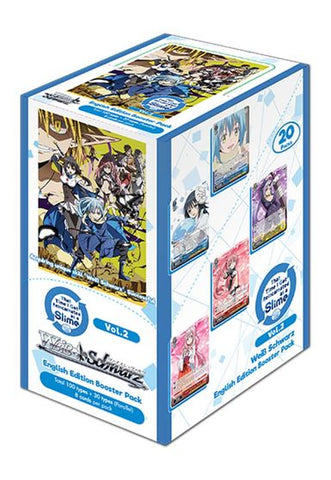 Weiss Schwarz That Time I Got Reincarnated as a Slime Vol.2 Caja de refuerzo en inglés (fecha de lanzamiento: 10/8/2021)