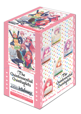 Caja de refuerzo en inglés de The Quintessential Quintuplets de Weiss Schwarz (fecha de lanzamiento: 19 de noviembre de 2021)