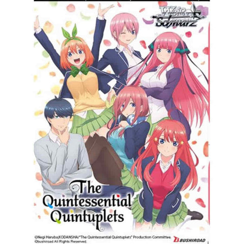 Paquete de refuerzo en inglés de The Quintessential Quintuplets de Weiss Schwarz (fecha de lanzamiento: 19 de noviembre de 2021)