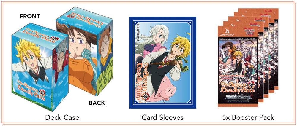 seven deadly sins card sleeves The Seven Deadly Sins Standard Sleeves 65x