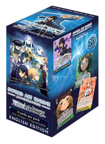 Weiss Schwarz Booster Box Sword Art Online -Alicization- English (Release Date 28/02/2020)