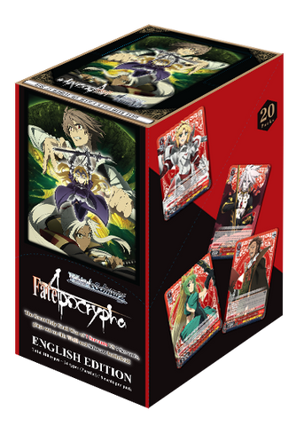 Weiss Schwarz Fate/Apocrypha Booster Box-English (Release date 12/10/2018)