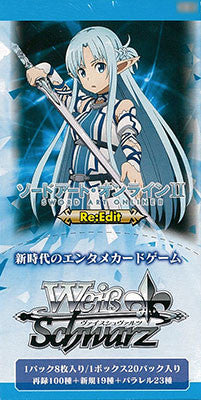Weiss Schwarz Sword Art Online Re: Edit Booster Pack-English (Release date 28/04/2017)