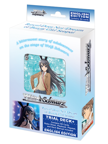 Weiss Schwarz Trial Deck-Rascal Does Not Dream of Bunny Girl Senpai-English (Release Date 15/11/2019)