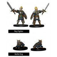 WizKids Boy Fighter & Battle Dog