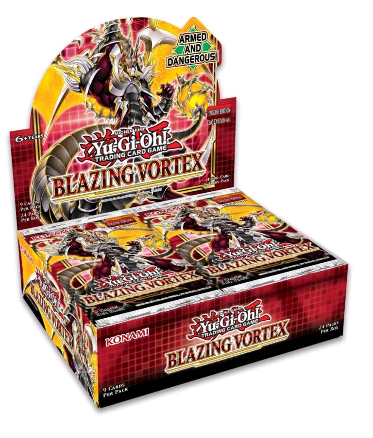遊戯王　BLAZING VORTEX BOX　アジア版2箱セット Yu-Gi-Oh! Blazing Vortex Booster Box (Release Date 04/02
