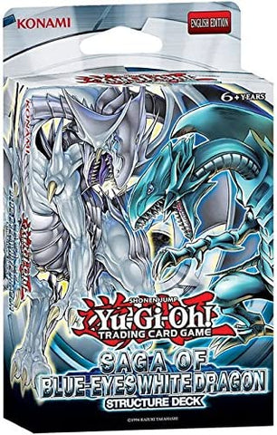 Baraja de estructura Saga del Dragón Blanco de Ojos Azules de Yu-Gi-Oh! TCG (reimpresión ilimitada)