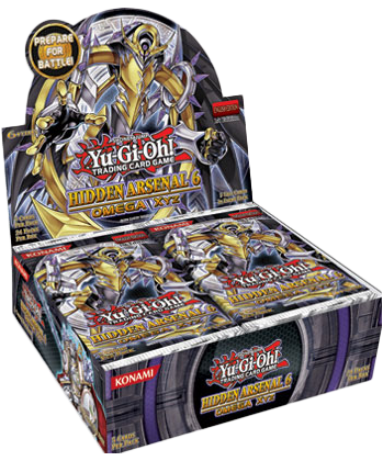 Yu-Gi-Oh Hidden Arsenal 6 Omega Xyz Booster DISPLAY