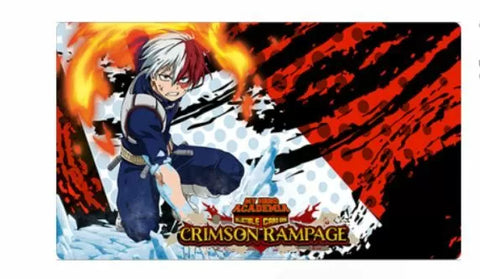 Juego de cartas coleccionables My Hero Academia Shoto Todoroki Playmat Serie 2 Crimson Rampage (Fecha de lanzamiento: 17 de junio de 2022)