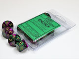 CHX 26234 Gemini Polyhedral Green-Purple/Gold Set of Ten d10s Dice