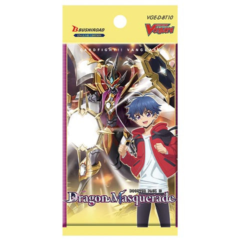 Cardfight!! Vanguard VGE-D-BT10 Dragon Masquerade English Booster Pack (Release date 9 June 2023)