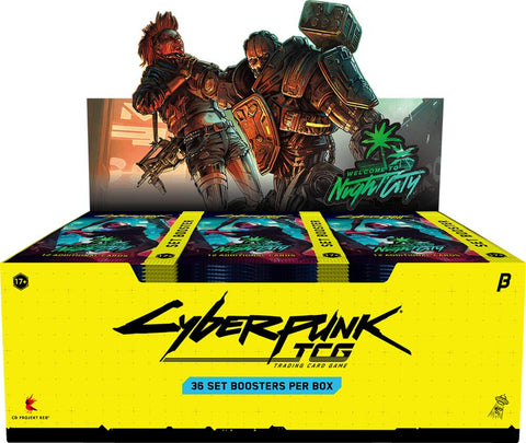 Cyberpunk TCG Welcome to Night City BETA Booster Box (Release date Sep 2026)