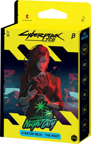 Cyberpunk TCG Welcome to Night City BETA Starter Deck-The Heist (Release date 10 Sep 2026)