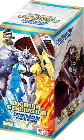 Digimon Card Game AD-01 Advanced Booster Digimon Generation Booster Box (Release Date 27 Mar 2026)