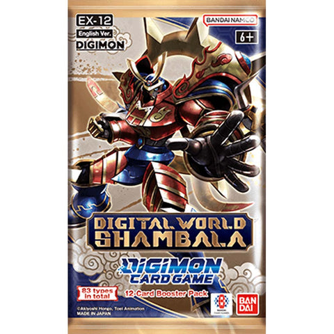 Digimon Card Game EX-12 Digital World Shambala Extra Booster Pack (Release Date 03 Jul 2026)