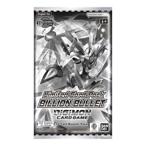 Digimon Card Game LM-06 Limited Card Pack Billion Bullet English Booster Pack (Release Date 31 Oct 2025)