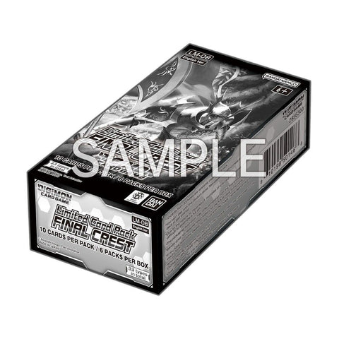 Digimon Card Game LM-08 Final Crest Limited Card Pack Display (Release Date 28 Aug 2026)