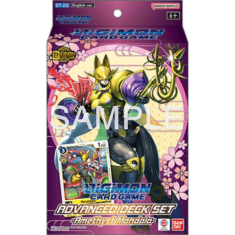 Digimon Card Game ST-22 Advanced Deck Set Amethyst Mandala (Release Date 05 Dec 2025)