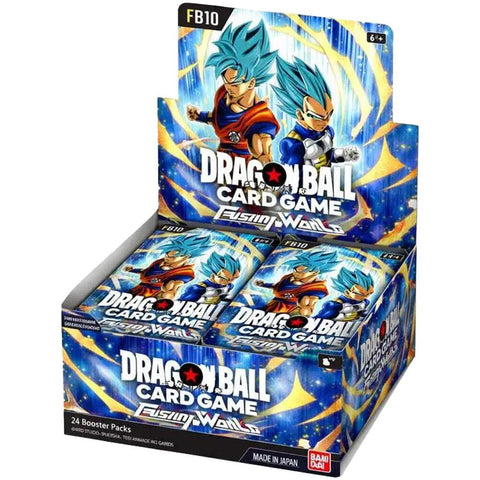 Dragon Ball Super Card Game Fusion World FB10 Cross Force Booster Box (Release Date 12 Jun 2026)