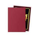 Dragon Shield Non-Glare Sleeves – Matte – Blood Red