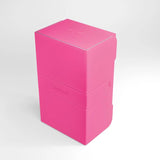 Caja convertible Stronghold 200+ de Gamegenic con mazos rosas